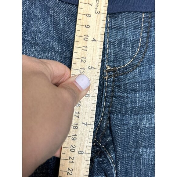 Common Genes Women's Medium Maternity Bootcut Pull-On Underbelly Jeans Embroider - Picture 5 of 12